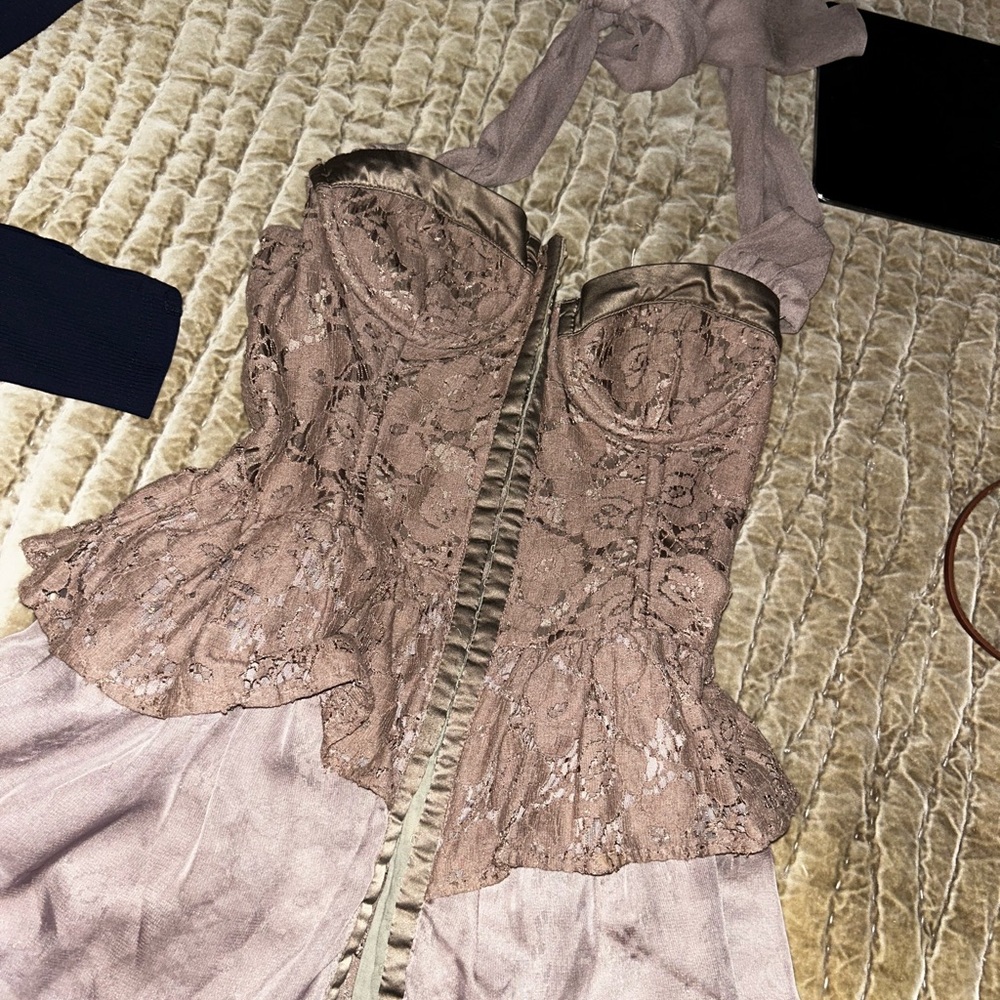 Elegant Lace Corset Dress